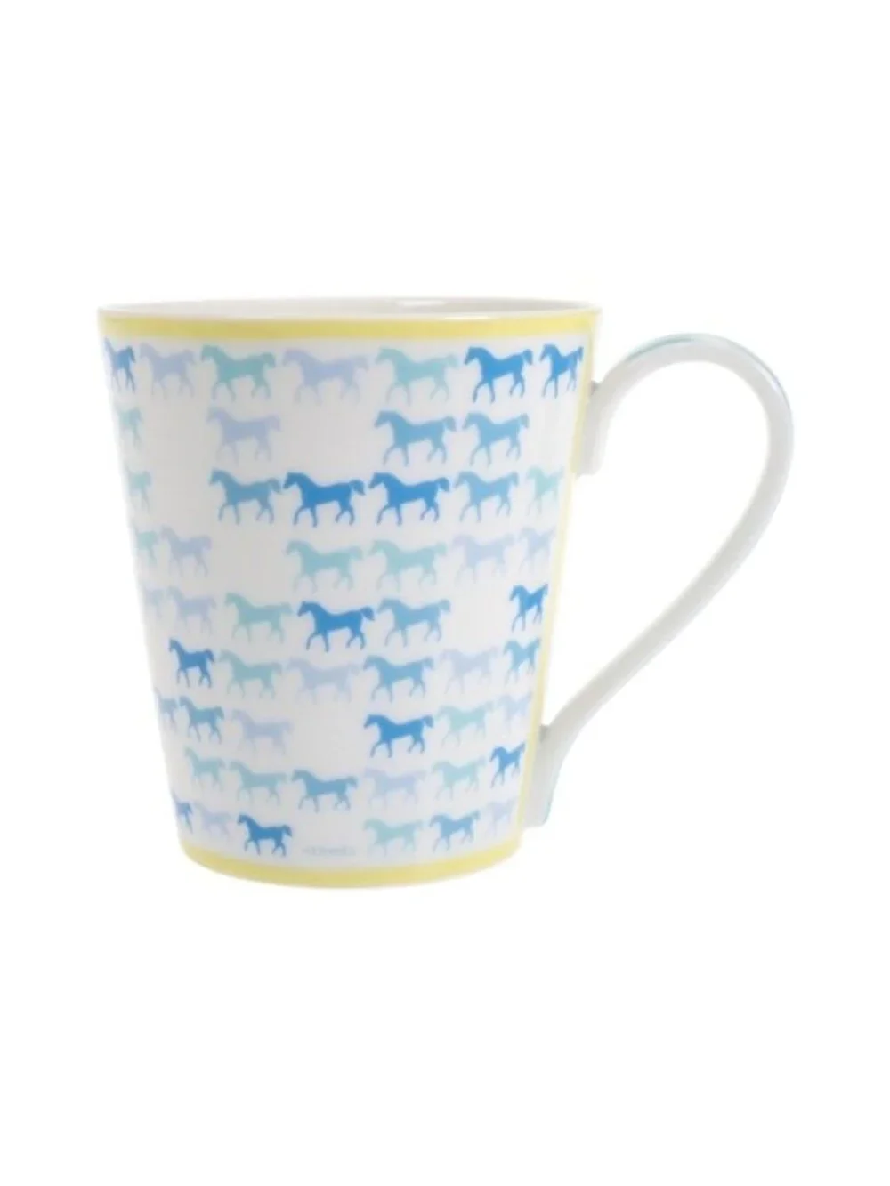 Hermes Kaval Color Mug Cup Tableware Porcelain Blue Horse Hose Celebration